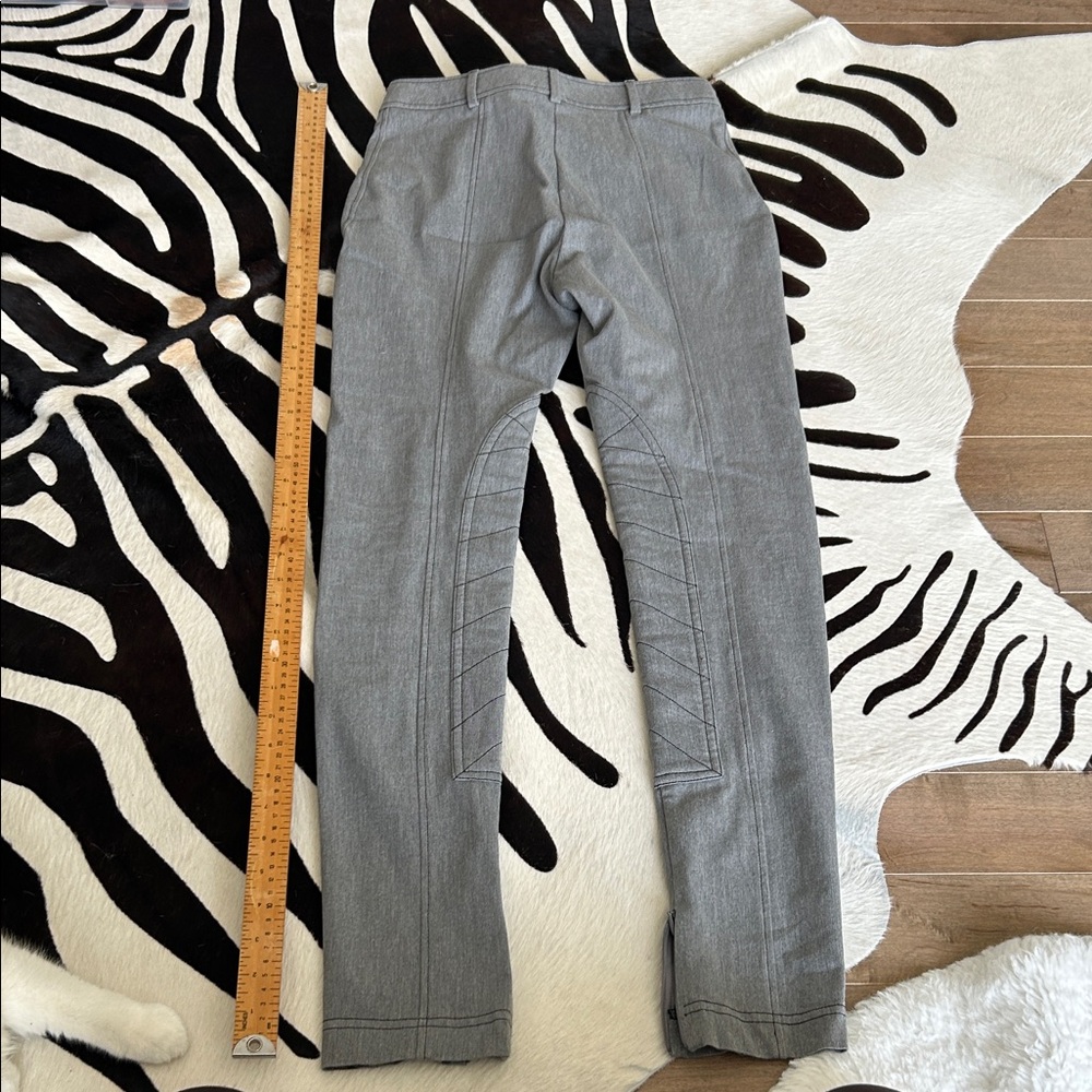 Burberry Gray Tailored Stretch Waistband Pants Equestrian ridingpants US 2 - Picture 15 of 16